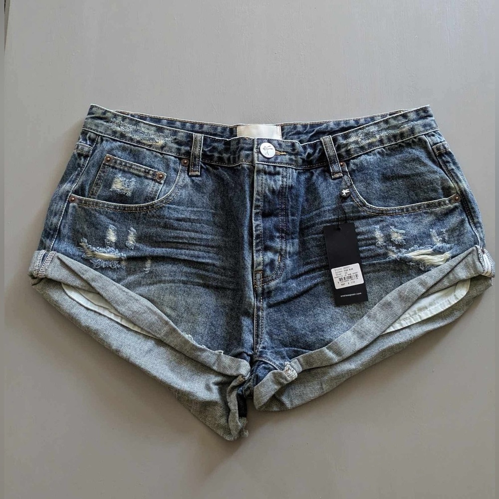 One Teaspoon Blue Jean Shorts